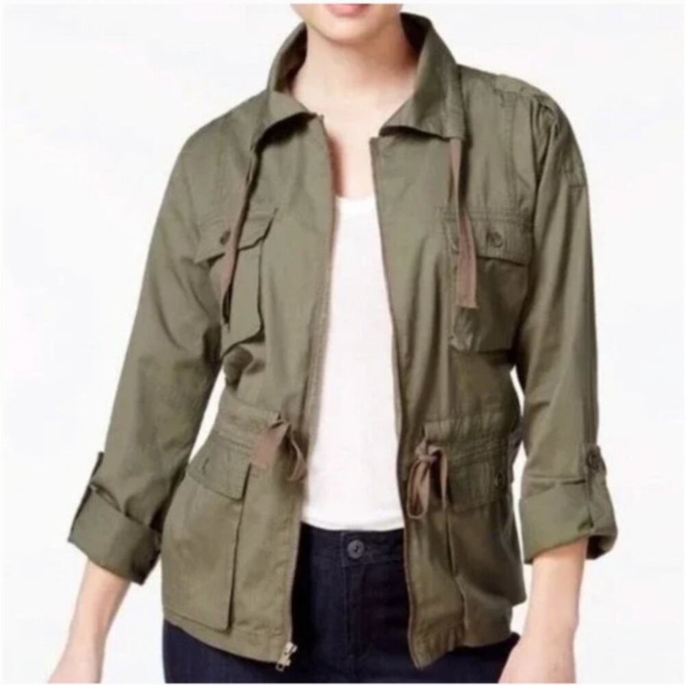 Bar III Utility Army Green Jacket